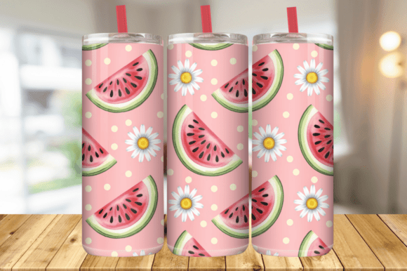 Download Cute Watermelon Daisy &amp; Polka Dot Design - Cute Collection