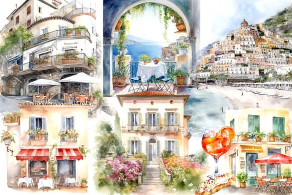 Download Italy Amalfi Clipart Italy Clipart - Italy Collection
