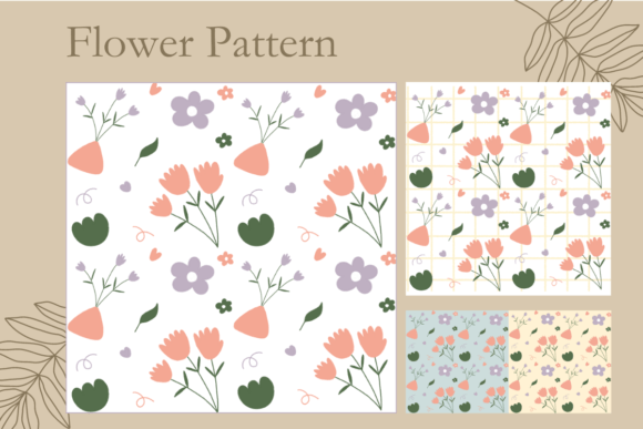 Download Cute Flower Spring Minimal Pattern - Cute Collection