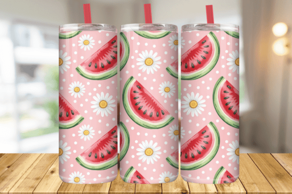 Download Cute Watermelon Daisy &amp; Polka Dot Design - Cute Collection
