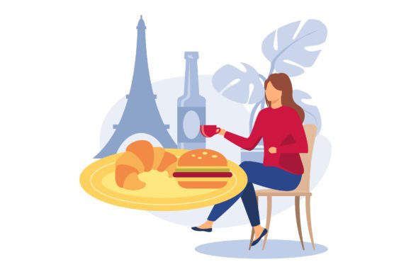 Download French Cuisine Illustration Exclusive - Cuisine Collection
