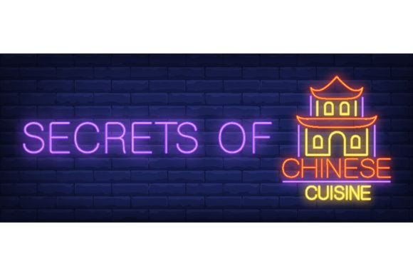 Download Secrets of Chinese Cuisine Neon Sign. Tr - Cuisine Collection
