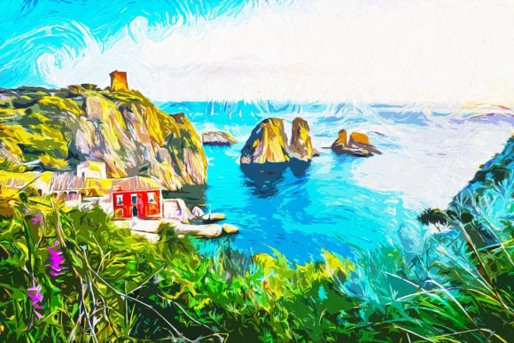 Download Italy Tropical Painting - Italy Collection