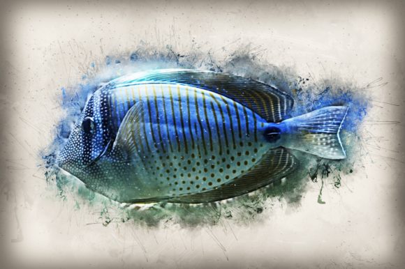 Download Fish Printables 7 Formats 300dpi Pack 04 - Pack Collection