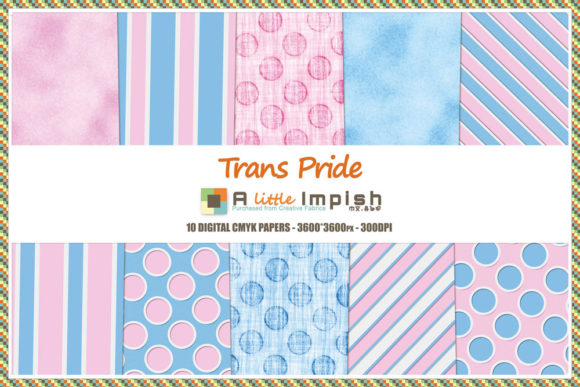 Download Trans Pride Digital Paper Pack - Pack Collection