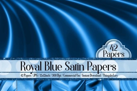 Download Royal Blue Luxury Silk Satin Papers - Papers Collection