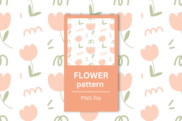 Download Cute Flower Floral Tulip Minimal Pattern - Cute Collection