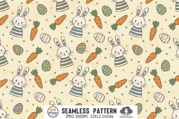 Download Boy Easter Pattern Cute Bunny Egg Paper - Cute Collection