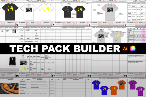 Download Apparel Tech Pack Builder - Pack Collection