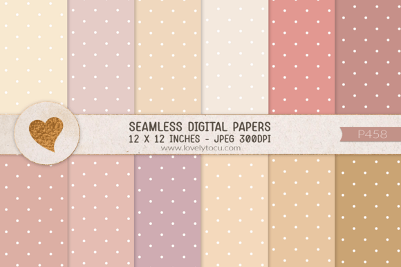 Download Pastel Polka Dot Seamless Paper Pack - Pack Collection