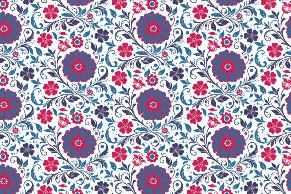 Download Boho Flower Pattern for Textiles - Boho flower pattern Collection