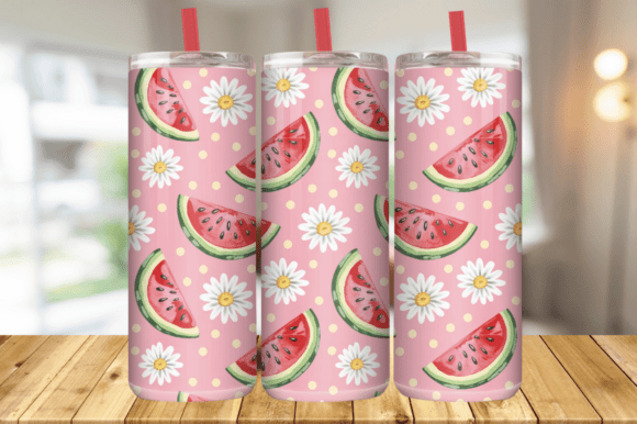 Download Cute Watermelon Daisy &amp; Polka Dot Design - Cute Collection